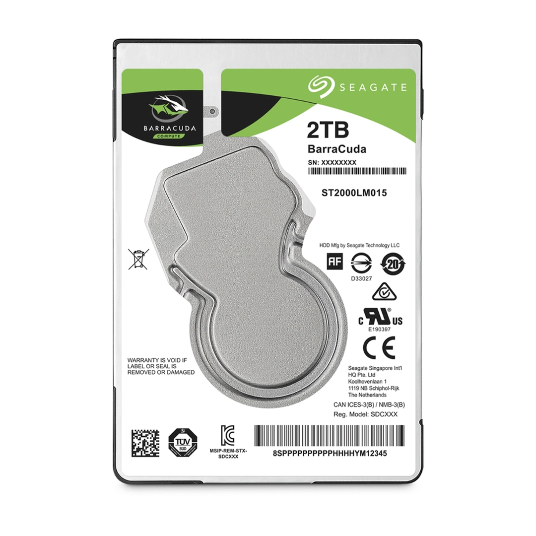 Seagate Disque dur BarraCuda 2To 2,5"