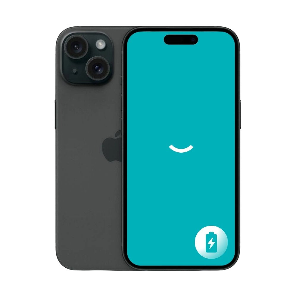 Refurbished iPhone 15 256GB Zwart Simlockvrij met Nieuwe batterij - Productfoto 1 - Back in Use