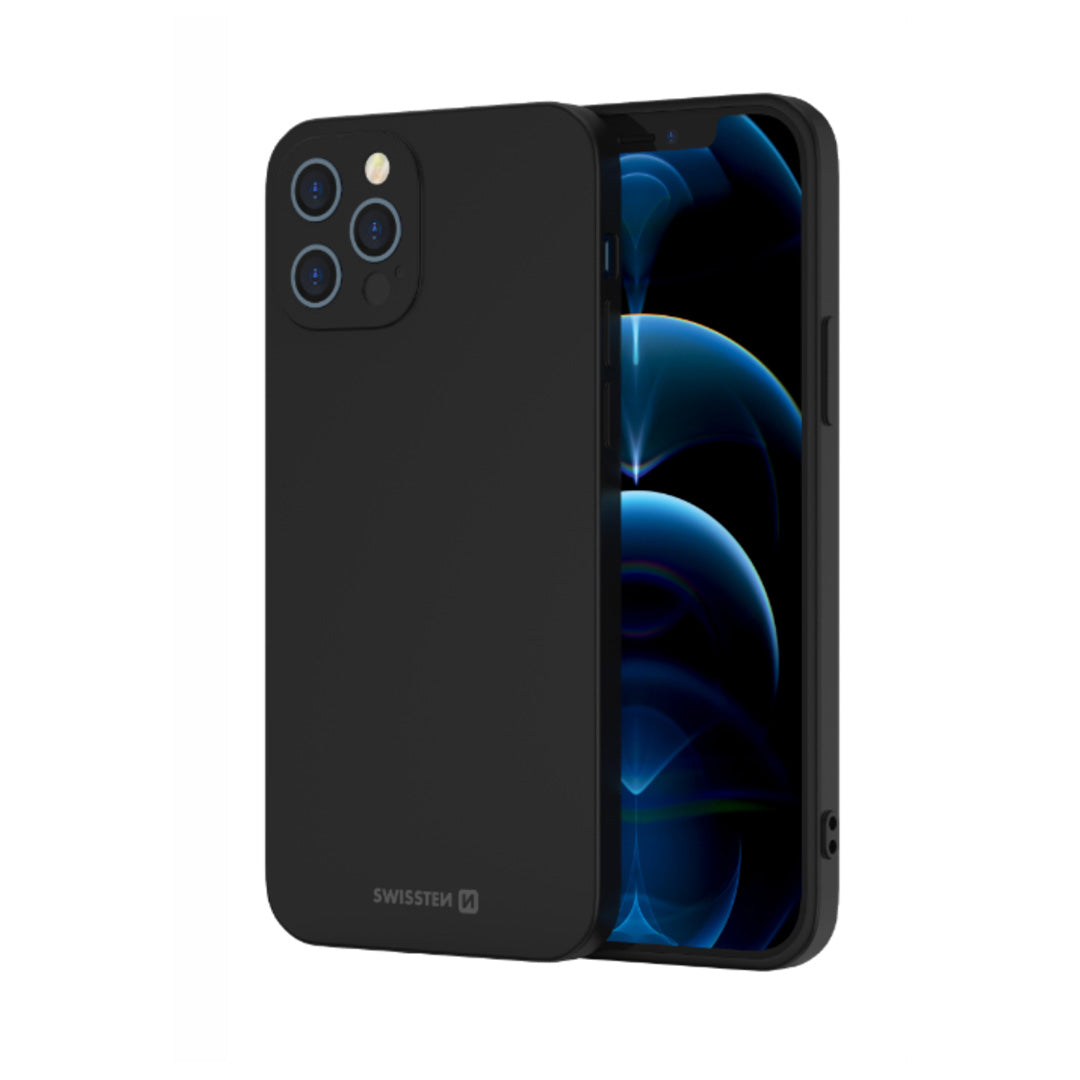 Swissten Coque iPhone 14 Soft Joy | Noir