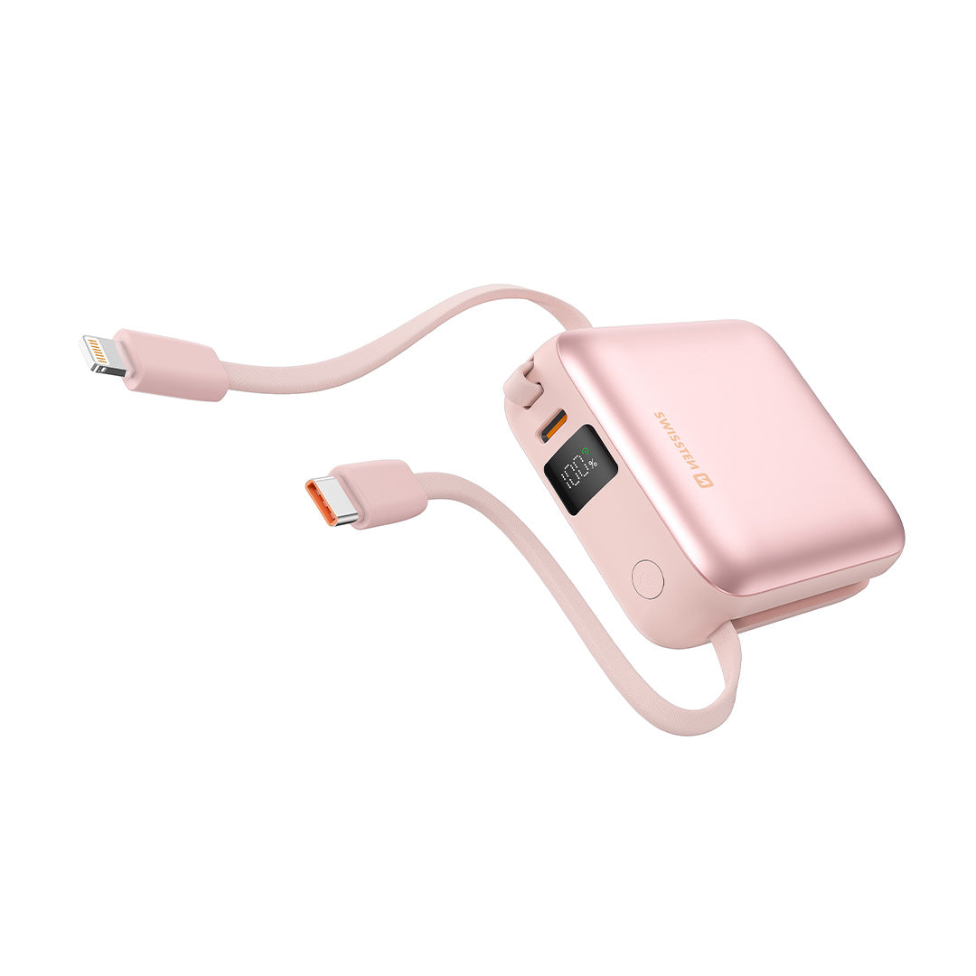 Swissten 35W Powerbank 10.000mAh | Roze