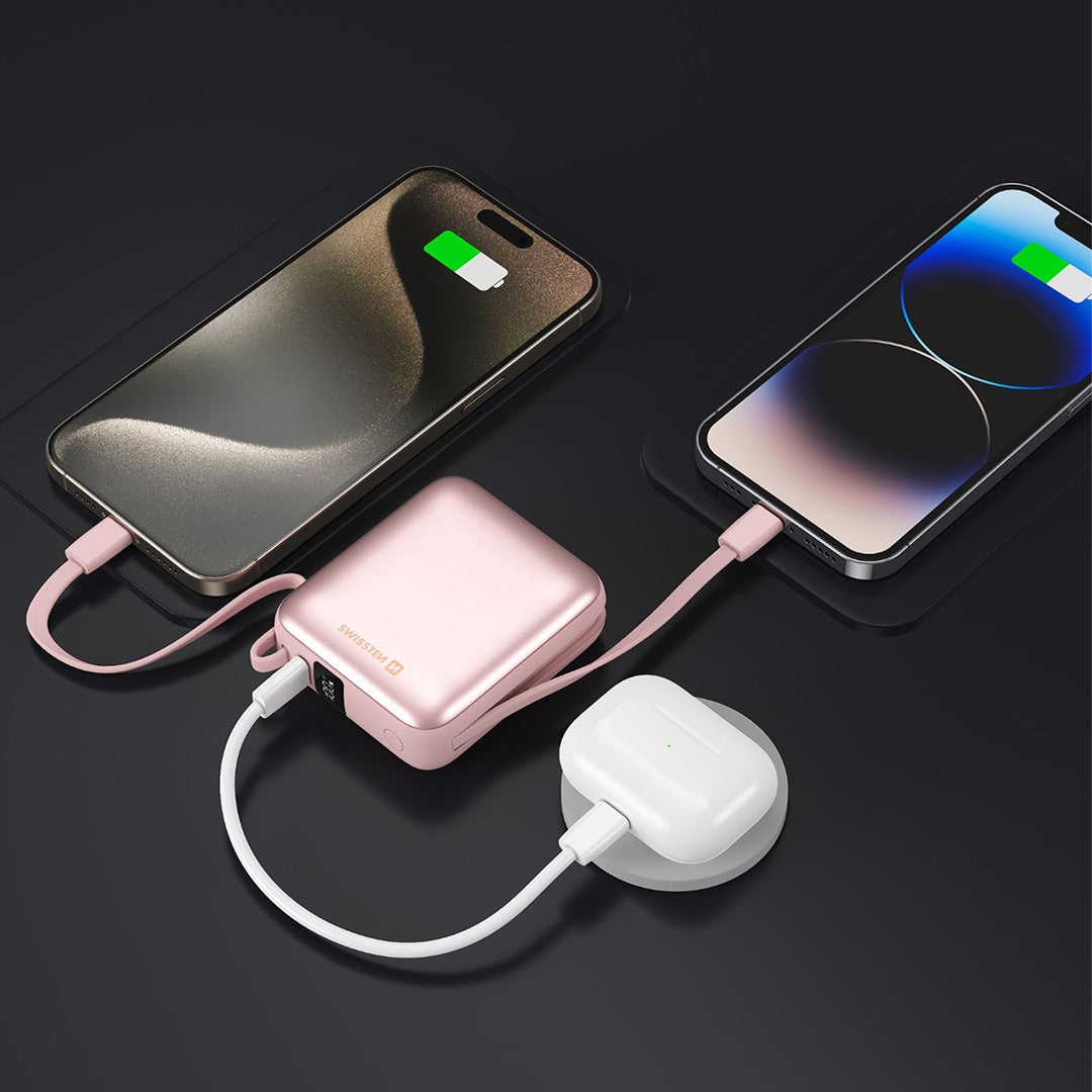 Swissten 35W Powerbank 10.000mAh | Roze