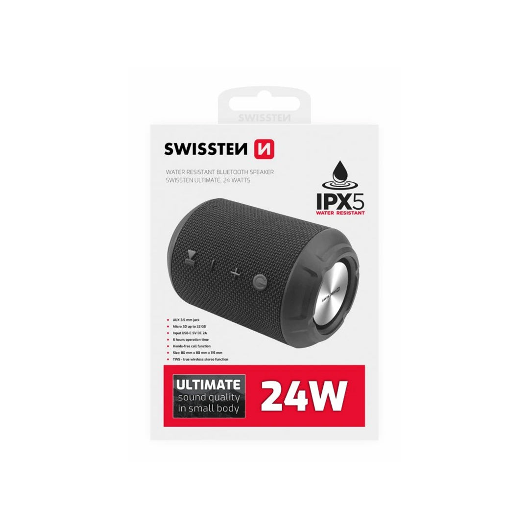 Enceinte Bluetooth Swissten Ultimate | Noir